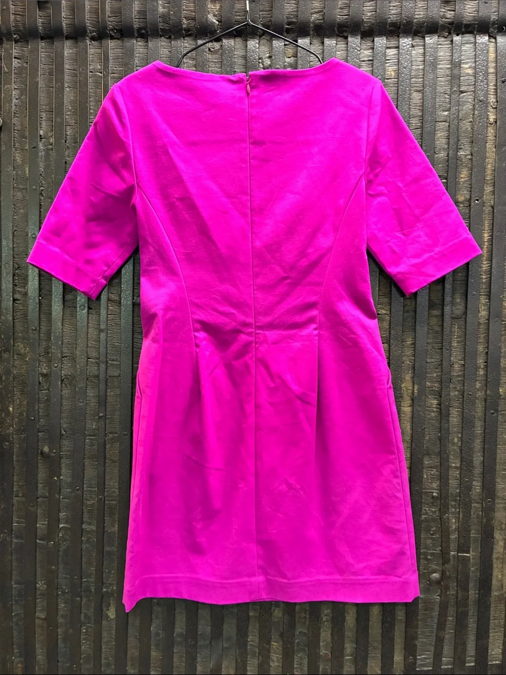 kate spade Hot Pink Short Sleeve Sheath Dress